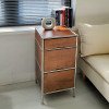 비아 PRIME 모듈가구 P19 WOOD 3단 원목 서랍장 SWL210C