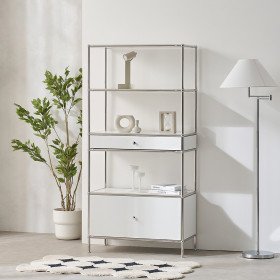 비아 BASIC 모듈 P19 S2 5단 펜트리 장식장 수납장 SWL250C